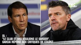OL : "Le club et moi voulions le garder", Garcia répond aux critiques de Coupet