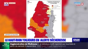 Le Haut-Rhin toujours en alerte sécheresse