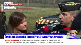 "La gendarmerie s'adapte en permanence": le colonel Bardy explique comment le dispositif est amené à évoluer au fil des recherches