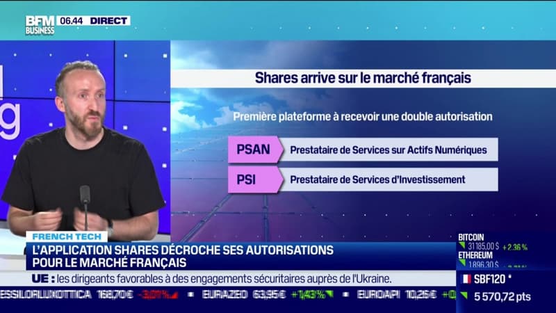 L'application Shares décroche ses autorisations pour le marché français