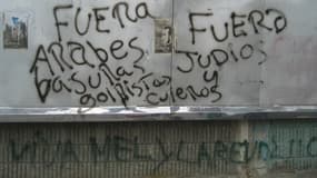 Un graffiti antisémite à San Pedro au Honduras