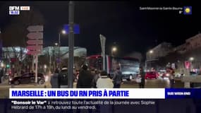 Marseille: un bus du Rassemblement national pris à partie vendredi
