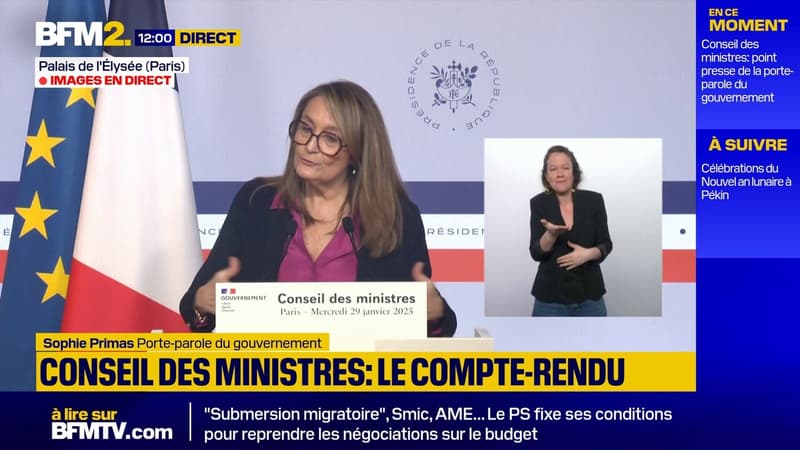 Immigration: la porte-parole du gouvernement déplore un manque de 