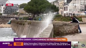 Tempête Ciaran: Concarneau se prépare au pire