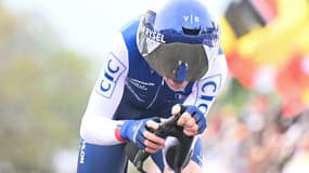 Bruno Amirail sur le contre-la-montre individuel des championnats du monde de cyclisme, le 21 septembre 2025