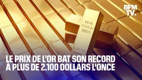 L’or bat son record historique à plus de 2.100 dollars l’once