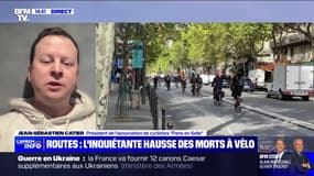 Pour Jean-Sébastien Catier ("Paris en selle"), les poids-lourds sont "le danger principal pour les cyclistes en agglomération" 