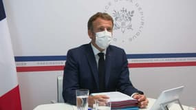 Emmanuel Macron le 11 août 2021