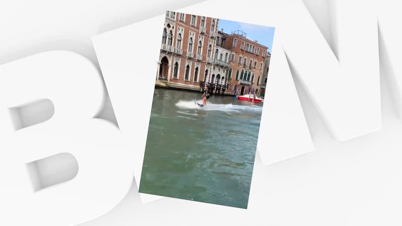 Le maire de Venise dénonce le comportement de "deux idiots" en ski nautique sur le Grand Canal