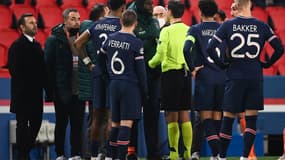 Demba Ba lors de PSG-Basaksehir