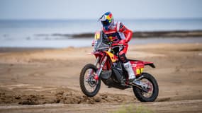 Sam Sunderland sur le Dakar le 1er janvier 2023