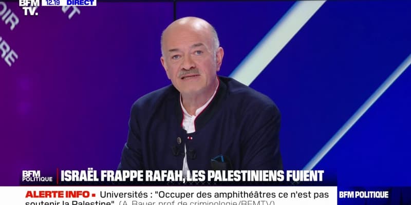 Alain Bauer (professeur en criminologie au CNAM) sur Gaza: "C'est la première guerre sans objectif stratégique d'après"