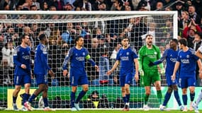 Le PSG lors du quart de finale retour de Ligue des champions à Aston Villa, le 15 avril 2025.