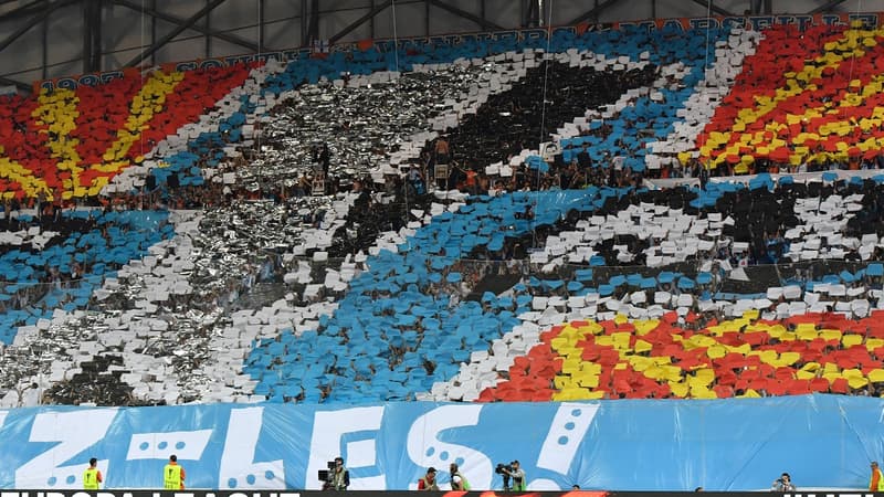 Les supporters de l'Olympique de Marseille