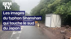  Les images impressionnantes du typhon Shanshan qui touche le sud du Japon 
