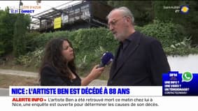 "Une perte terrible": l'adjoint au maire de Nice en charge de la culture réagit à la mort de l'artiste Ben