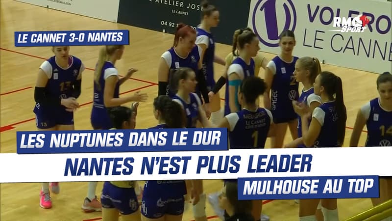 Volley - Ligue AF (J24) : Nantes tombe 3-0 au Cannet, Mulhouse devient leader 