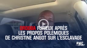 Drogba furieux après les propos polémiques de Christine Angot sur l'esclavage
