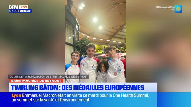 Twirling Bâton : Des médailles européennes à Saint-Maurice-de-Beynost