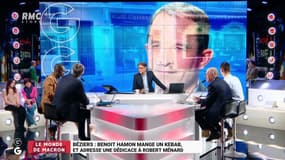 Le monde de Macron: A Béziers, Benoît Hamon mange un kebab et adresse une dédicace à Robert Ménard - 17/05
