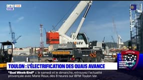 Toulon: l'électrification des quais avance