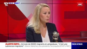 Arrivée de 6000 migrants à Lampedusa: "Ce n'est que le début", "on peut parler d'une submersion migratoire", réagit Marion Maréchal
