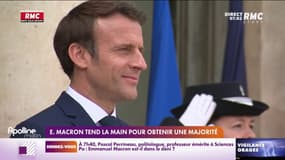 Nouvelle Assemblée : Emmanuel Macron tend la main à l'opposition pour obtenir une majorité