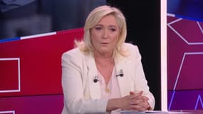 Marine Le Pen dans Face à BFM le 1er mars 2022