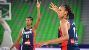 Iliana Rupert lors de l'Euro de basket le 15/06/23 contre l'Allemagne