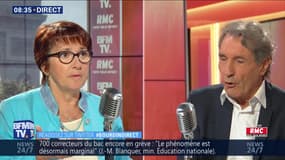 Christiane Lambert face à Jean-Jacques Bourdin en direct
