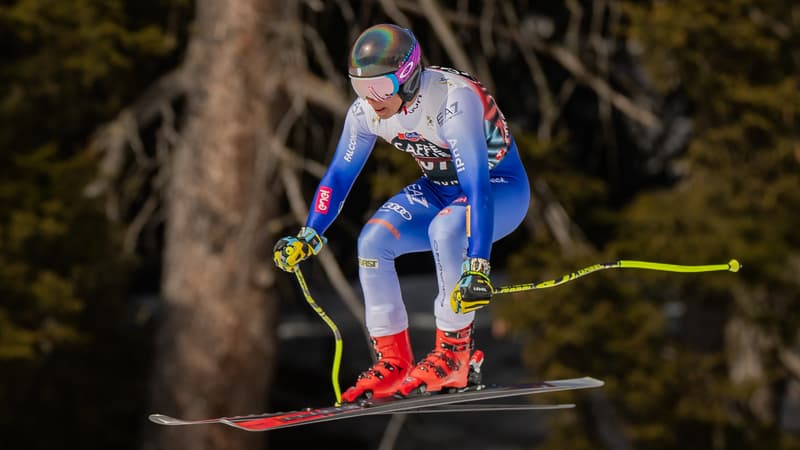 Matteo Franzoso, le 21 février 2025 à Crans Montana