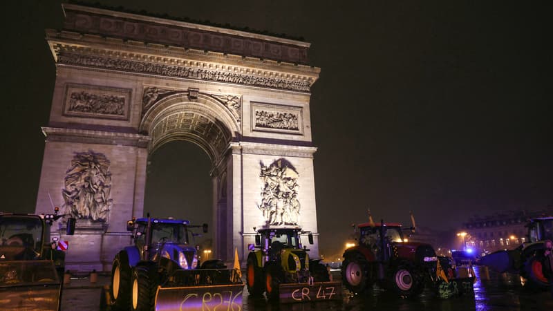 DIRECT. Les agriculteurs en colère manifestent à Paris, une portion de l'autoroute A13 fermée