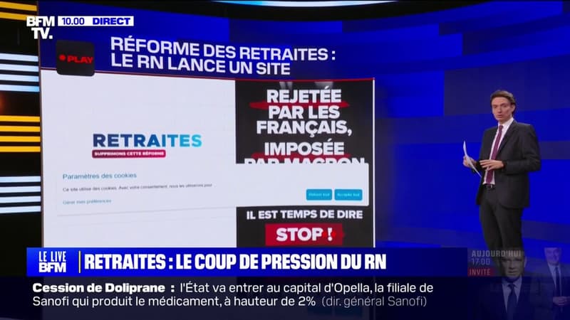 Abrogation de la réforme des retraites: comment le RN compte mettre la pression sur les députés