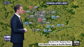 Météo Paris Ile-de-France du mardi 15 novembre 2016: Un ciel couvert et des pluies éparses
