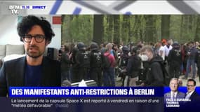 Allemagne: manifestation anti-confinement à Berlin