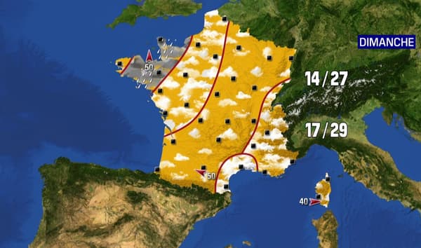 La météo du dimanche 4 septembre 2022. La météo du dimanche 4 septembre 2022.