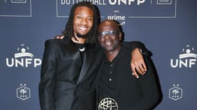 Khephren et Lilian Thuram lors des Trophées UNFP le 28 mai 2023