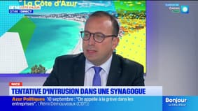 Anthony Borré apporte son soutien à Bernard Chaix suite à la dégradation de son magasin