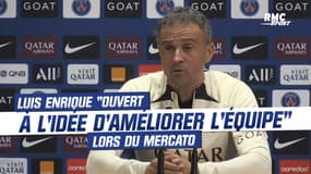 PSG : Luis Enrique "ouvert à l'idée d'améliorer l'équipe" lors du mercato