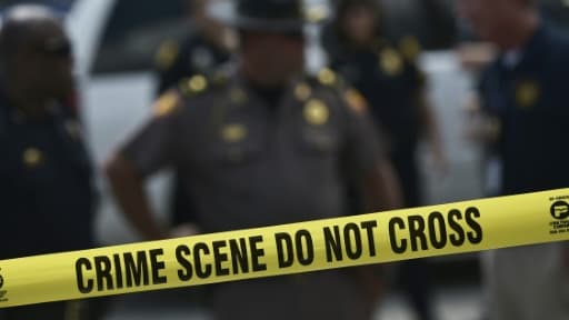 Périmètre de sécurité après une fusillade dans un nightclub gay à Orlando, en Floride le 22 juin 2016