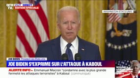 Joe Biden est "outragé et attristé" par l'attentat à Kaboul