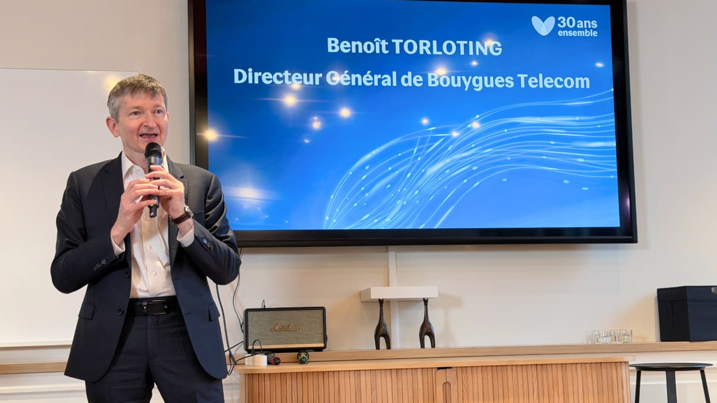 Benoît Torloting, directeur général de Bouygues Telecom Benoît Torloting, directeur général de Bouygues Telecom