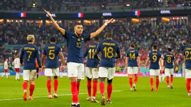 Mbappé buteur lors de France-Danemark, Coupe du monde 2022
