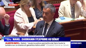 Gérald Darmanin sur l'affaire Nahel: "Des sanctions seront prises contre un policier qui manifestement n'a pas été conforme à la législation de la police nationale"