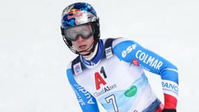 Clément  Noël lors du slalom de Schladming, le 24 janvier 2023