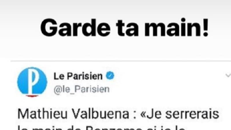 Le message de Benzema Le message de Benzema