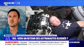 Astronautes coincés dans l'ISS: "Tout est calculé, tout est préparé pour ne pas qu'il y ait pas d'aléas qui mettent en péril leur survie", assure Benjamin Peter 