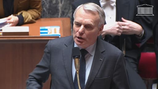Jean-Marc Ayrault, le Premier ministre, ce mercredi à l'Assemblée naitonale.