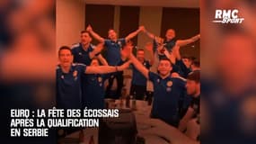 Euro : La fête des Écossais après leur qualification en Serbie