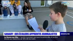 Sanary-sur-Mer: des écoliers découvrent le métier de journaliste